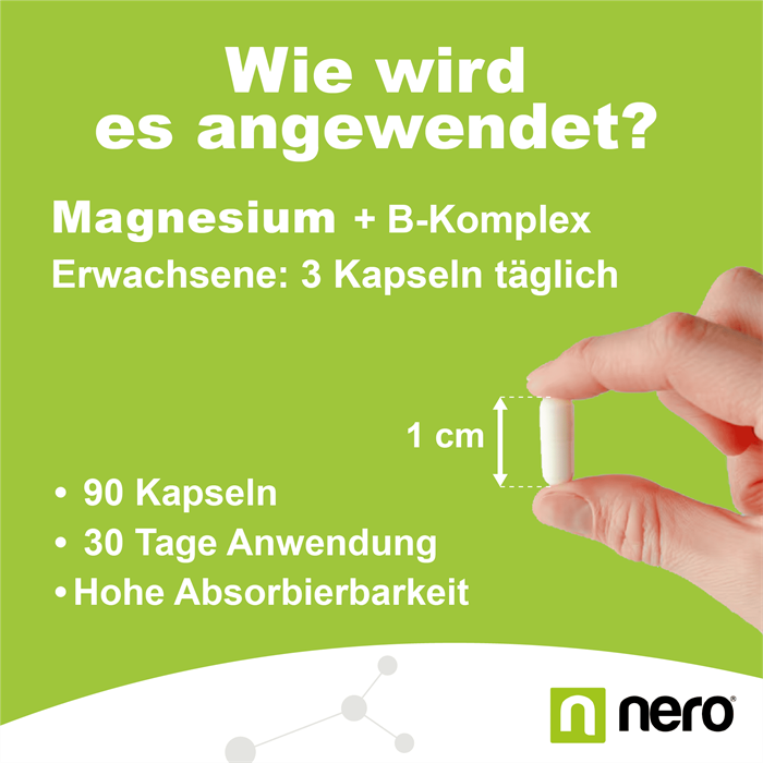 Nero Magnesium + B-Komplex (180 Kapseln)