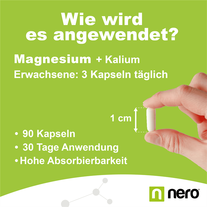 Nero Magnesium + Potassium (360 Kapseln)