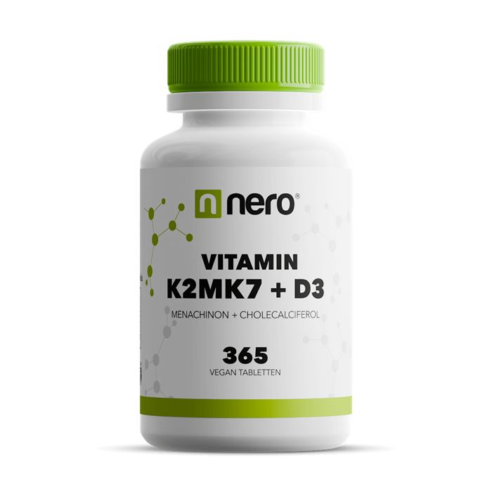 Nero Vitamin K2MK7+D3 (365 Kapseln)