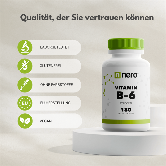Nero Vitamin B6 Pyridoxin 10 mg (180 Tabletten)