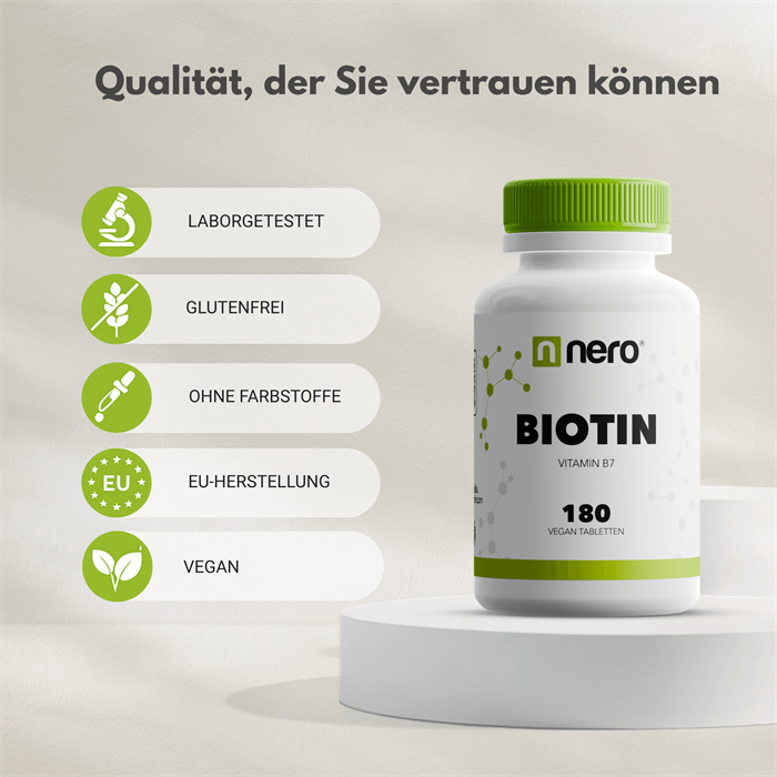 Nero Vitamin B7 Biotin 500 µg (180 Tabletten)