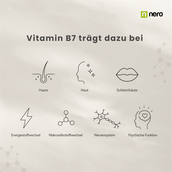 Nero Vitamin B7 Biotin 500 µg (180 Tabletten)