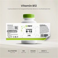 Nero Vitamin B12 Cyanocobalamin 50 µg (180 Tabletten)